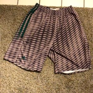 Adidas Basketball Shorts Colors Grey and Black Size Large No Pockets